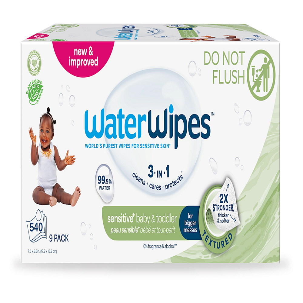 WATERWIPES Ubrousky vlhčené Baby&Toddler 3in1 540 kusů