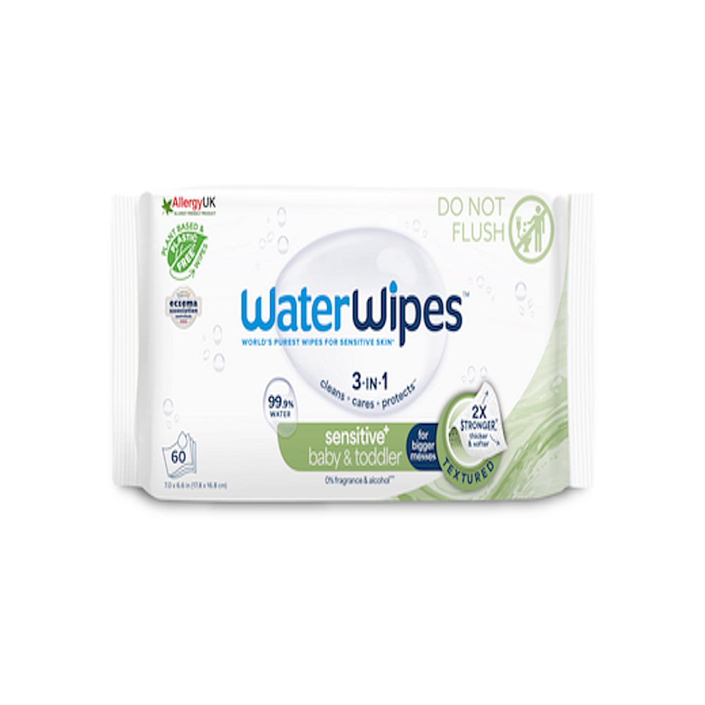 WATERWIPES Ubrousky vlhčené Baby&Toddler 3in1 60 ks