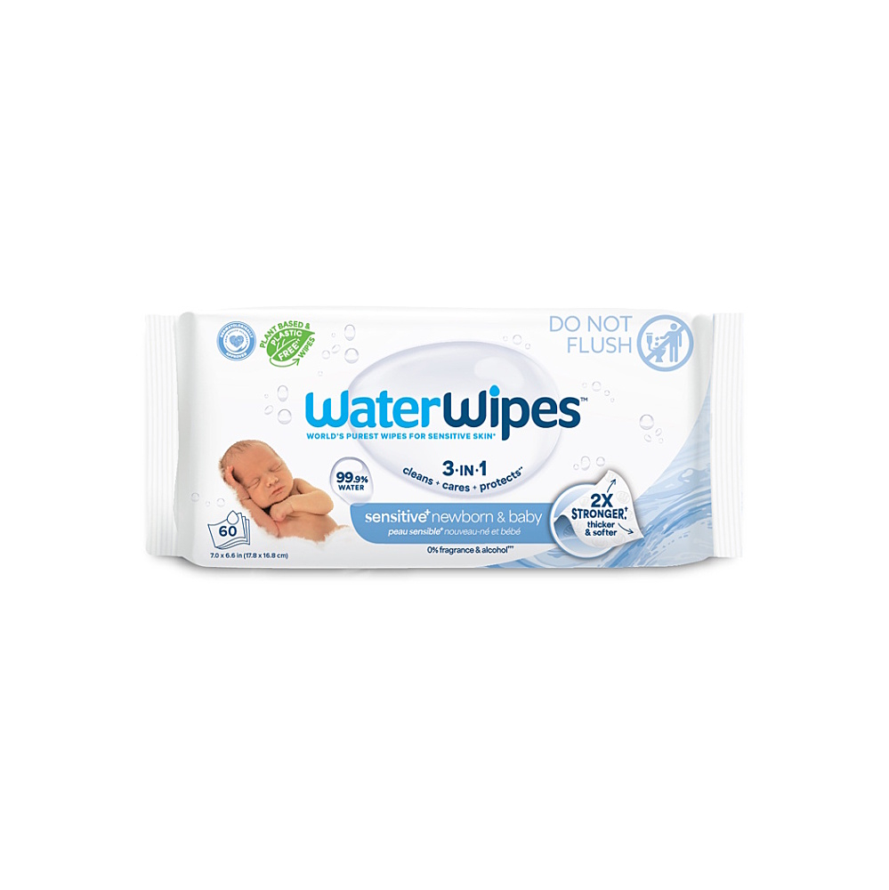 WaterWipes 100% BIO odbouratelné ubrousky 60 ks koupíte na Lekarna.cz