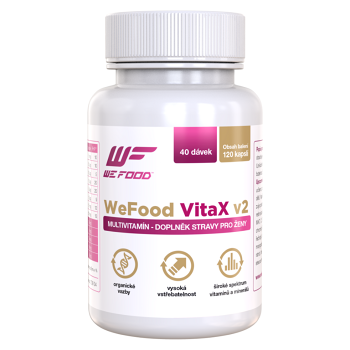 WEFOOD Multivitamín VitaX v2 pro ženy 120 kapslí