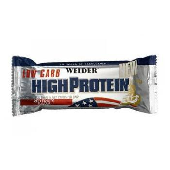 WEIDER Low Carb High proteinová tyčinka jahoda 100g