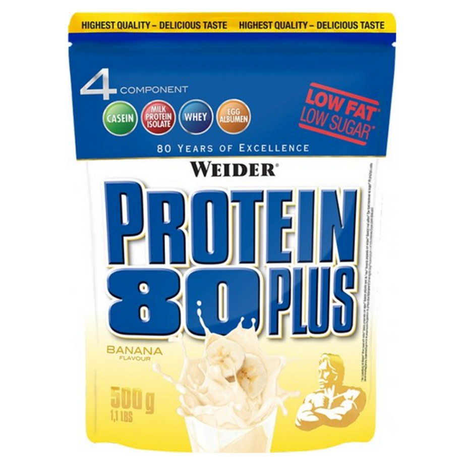 WEIDER Protein 80 plus banán 500 g