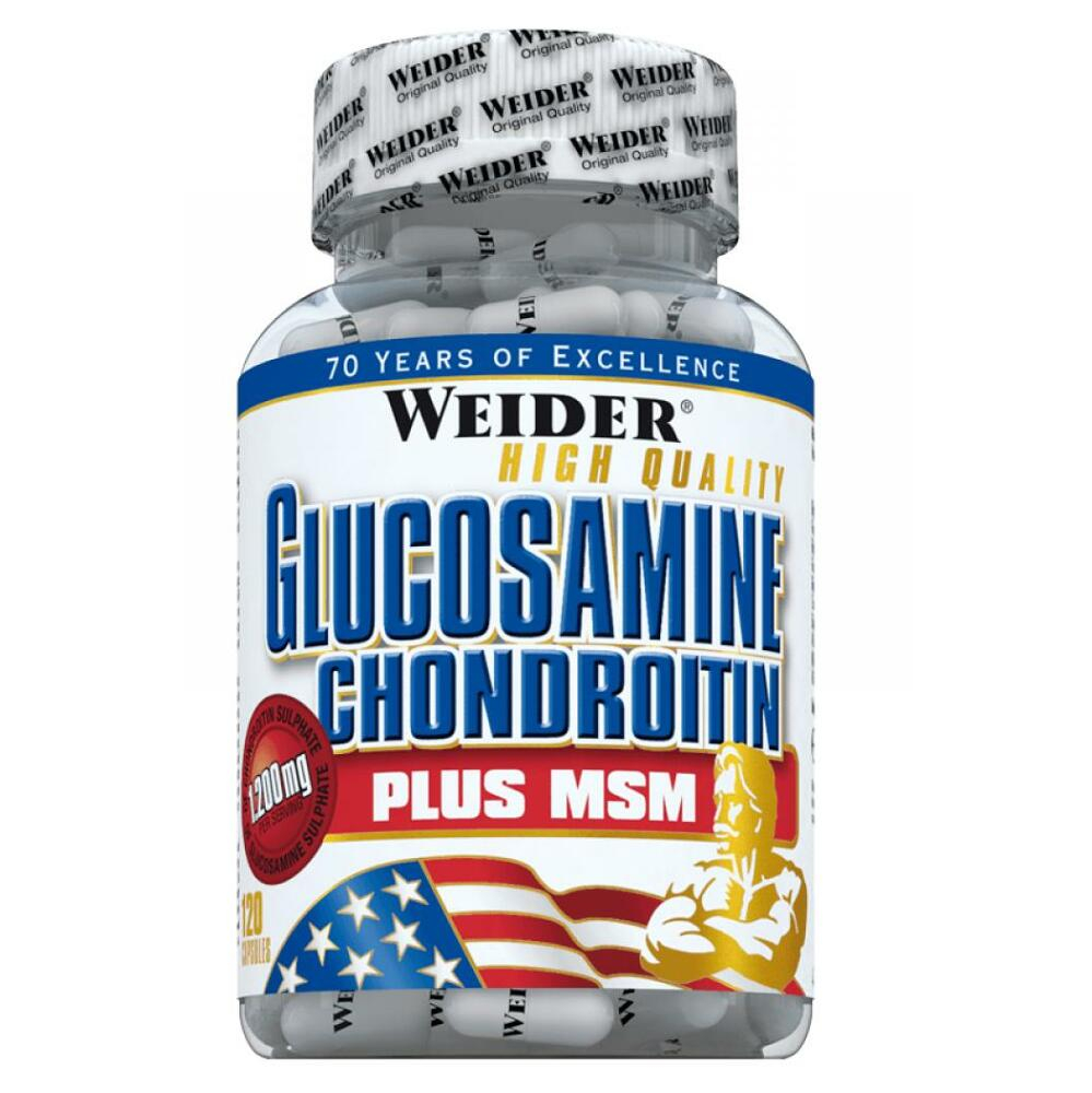 Levně WEIDER Glucosamine Chondroitin + MSM kloubní výživa 120 tablet