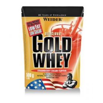 WEIDER Gold whey syrovátkový protein jahoda 500 g