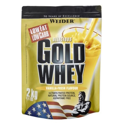 WEIDER Gold whey syrovátkový protein vanilka 2000 g