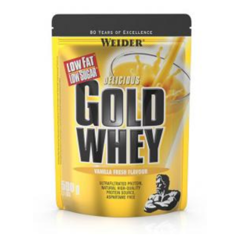 E-shop WEIDER Gold whey syrovátkový protein vanilka 500 g