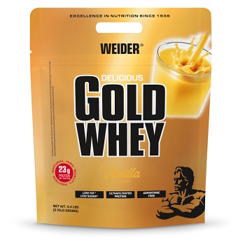 WEIDER Gold whey syrovátkový protein vanilka 500 g (Syrovátkové proteiny) - Proteinové, 76 - 85 % bílkovin