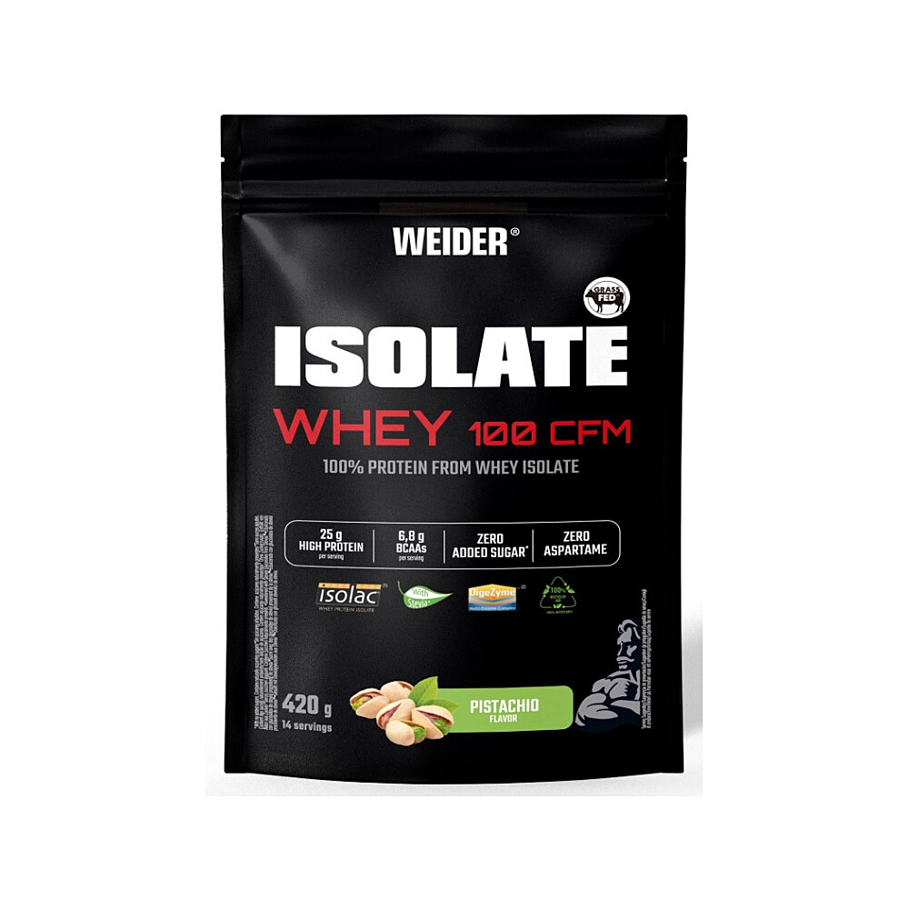 Weider Isolate Whey 100 CFM syrovátkový izolát příchuť Pistachio 420 g