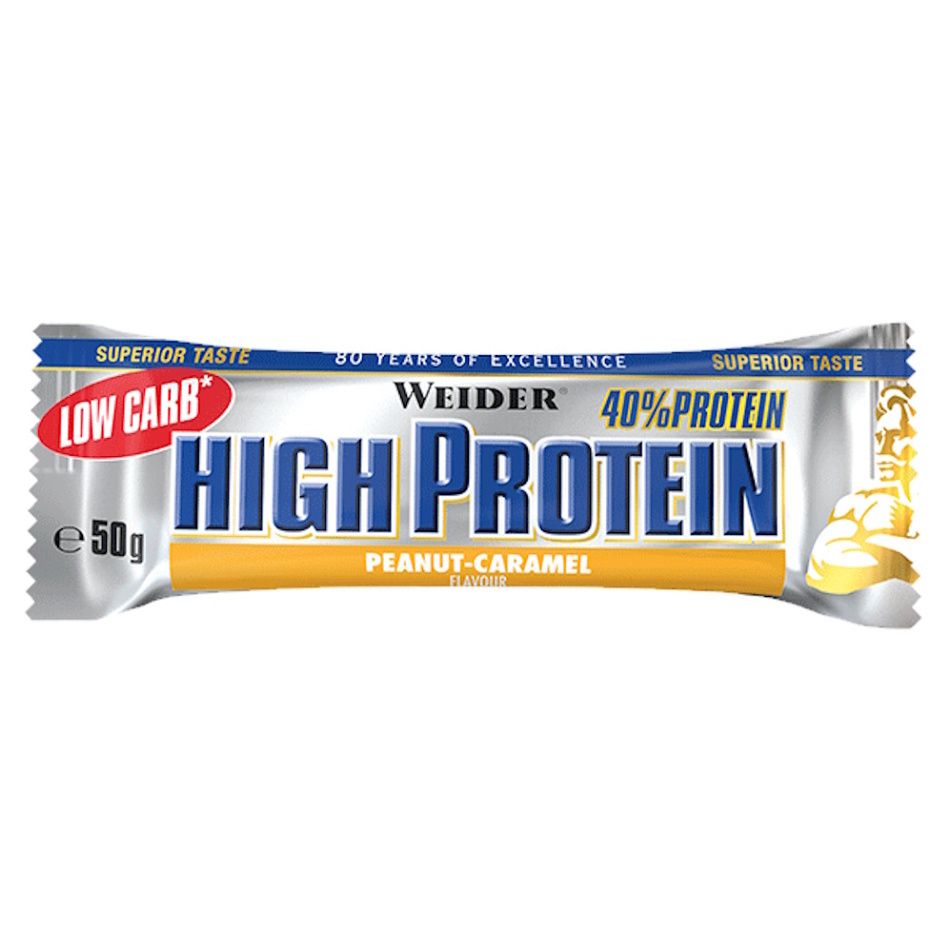 E-shop WEIDER Low Carb High Protein tyčinka peanut caramel 50 g