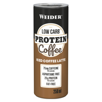 WEIDER Low Carb Protein Coffee Latte proteinová káva 250 ml