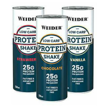 WEIDER Low carb proteinový šejk jahoda 250 ml