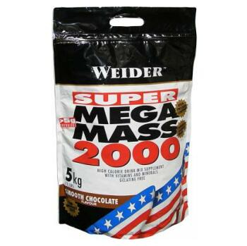Super Mega Mass 2000, Weider, 5000 g - Jahoda () - Energetické