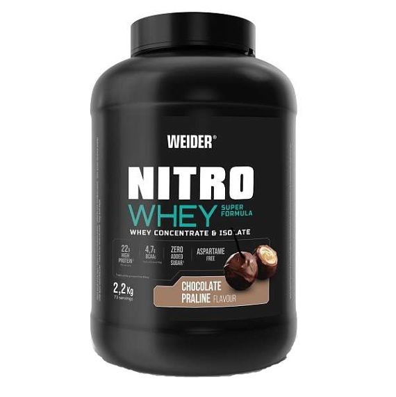 Levně WEIDER Nitro whey čokoláda pralinka 2200 g