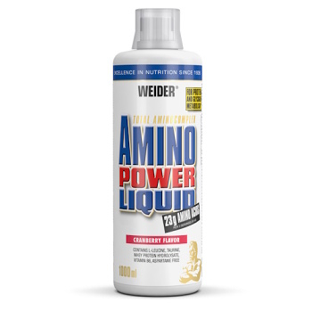 WEIDER Power Liquid komplexní aminokyseliny Brusinka 1000 ml (Aminokyseliny)