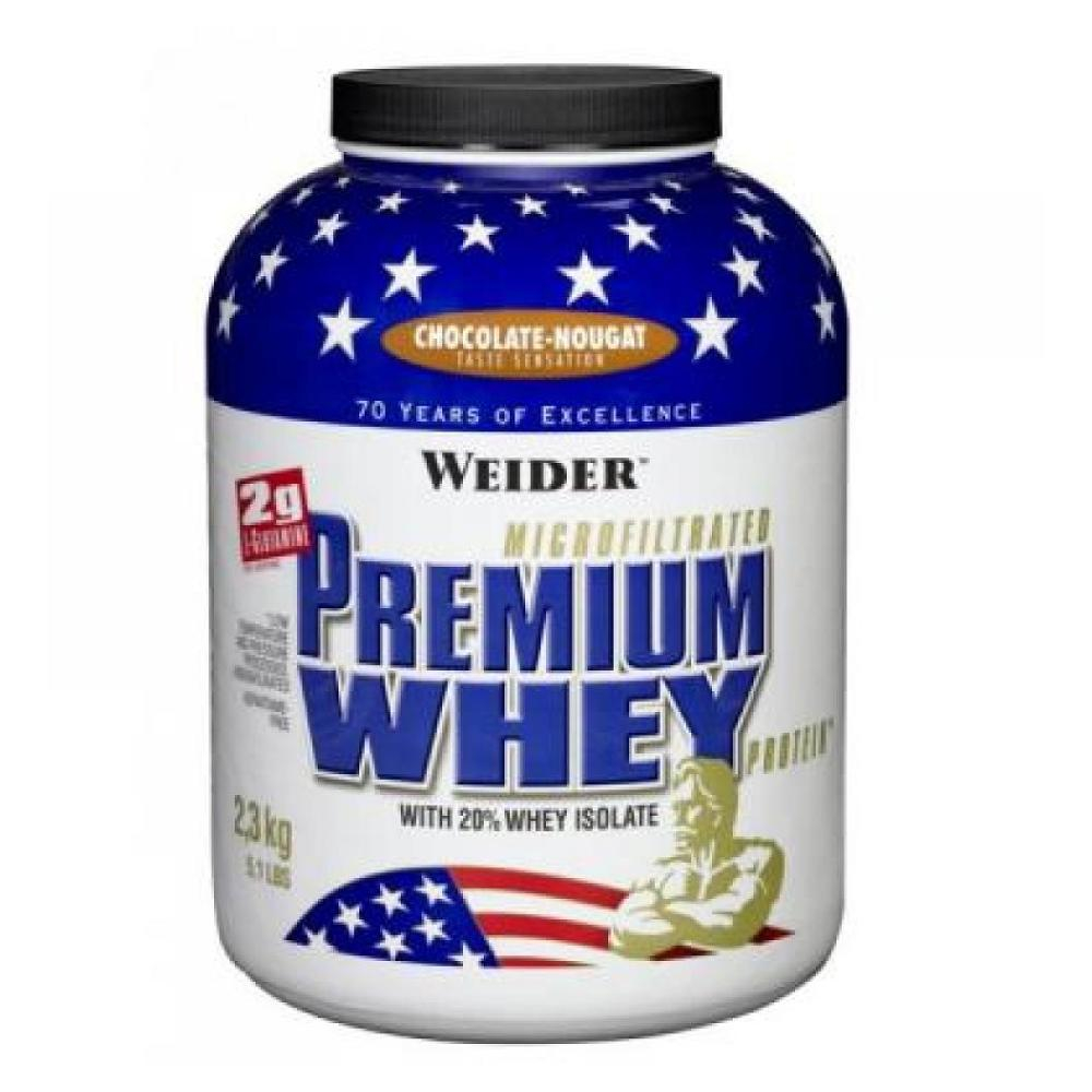 WEIDER Premium Whey syrovátkový protein Jahoda-Vanilka 2300 g