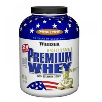 Premium Whey, syrovátkový protein, Weider, 2300 g - Stracciatella