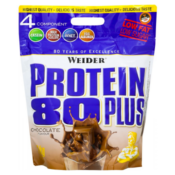 WEIDER Protein 80 plus příchuť čokoláda 2000 g