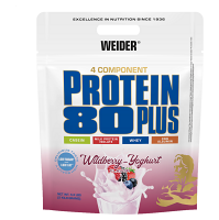 WEIDER Protein 80 plus lesní plody a jogurt 2000 g