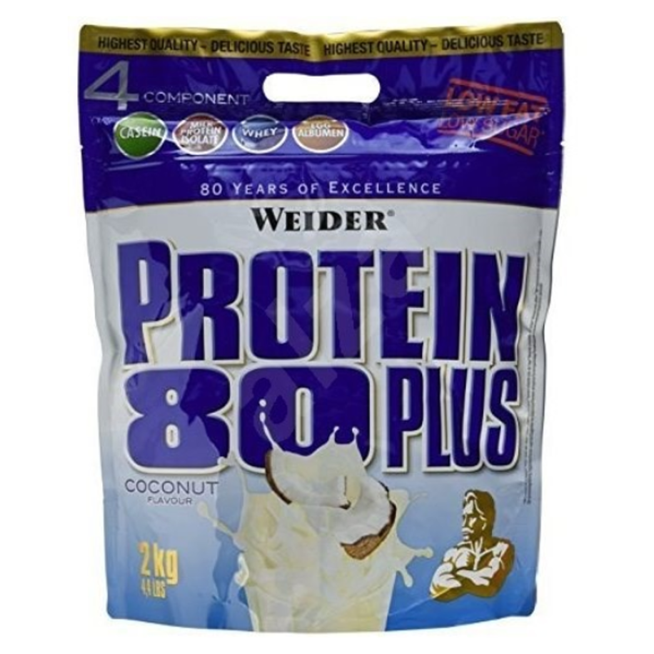 E-shop WEIDER Protein 80 plus příchuť kokos 2000 g