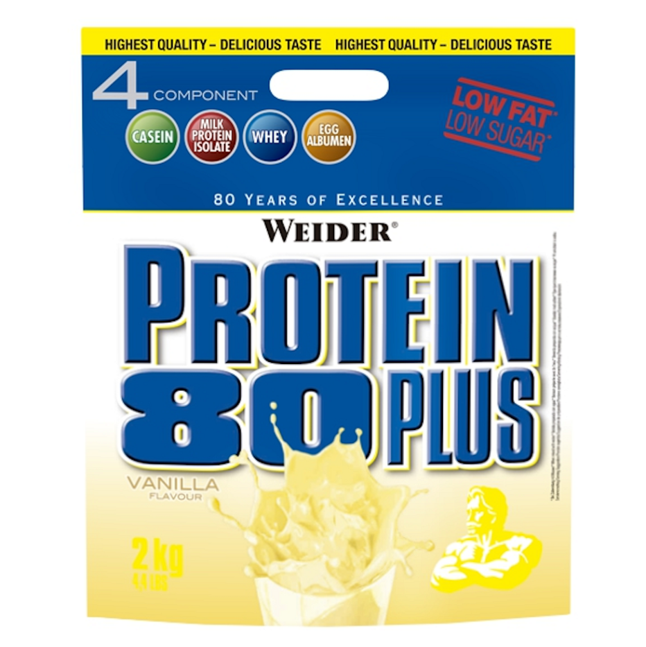 WEIDER Protein 80 plus vanilka 2000 g