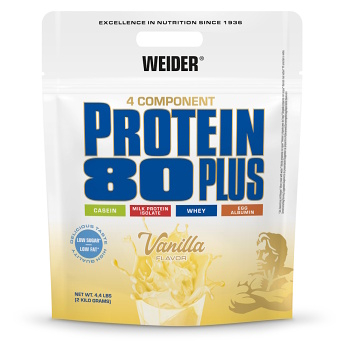 WEIDER Protein 80 plus vanilka 2000 g (Vícesložkové proteiny)