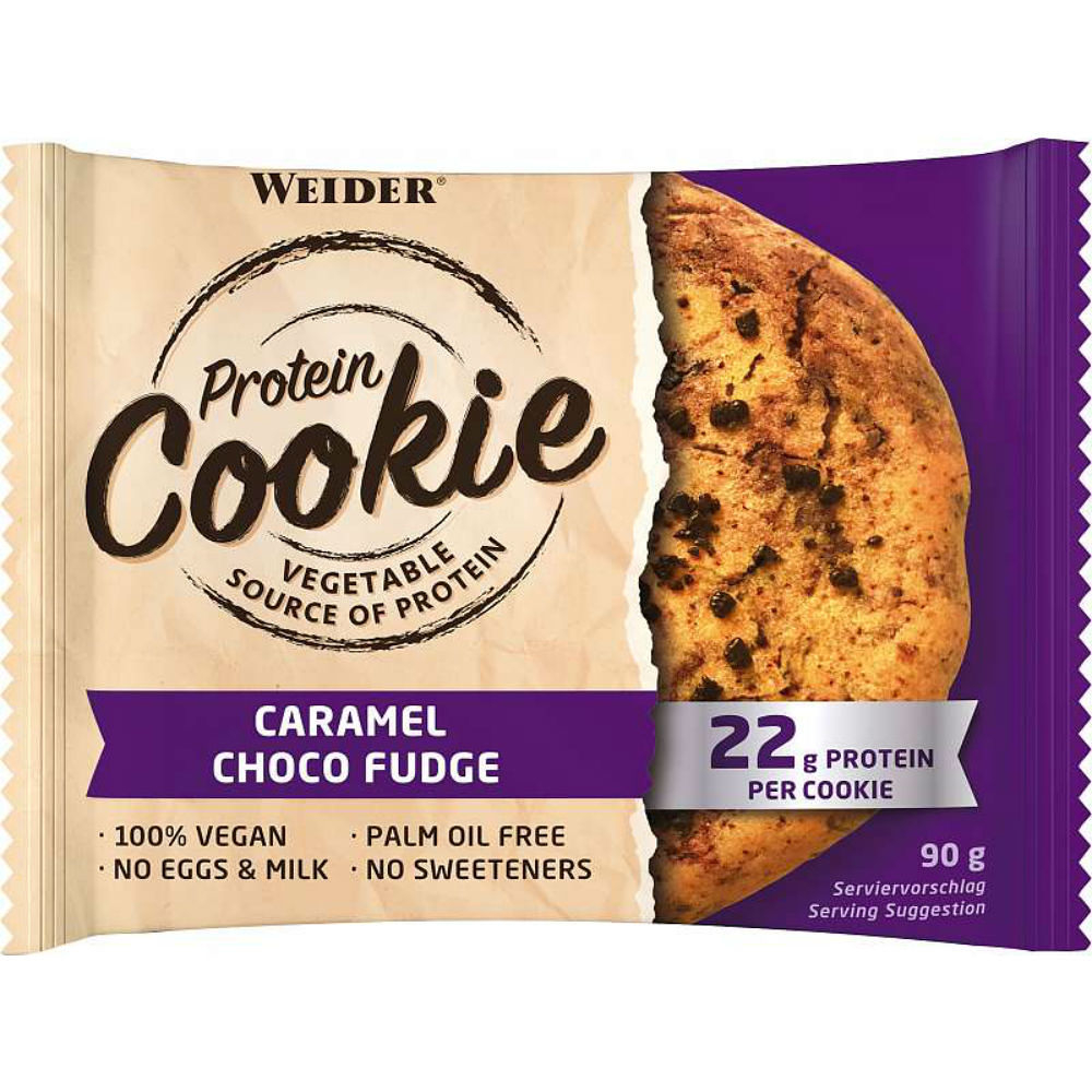 WEIDER Protein cookie karamel a čokoládový fondán 90 g