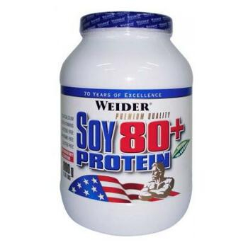 SOY 80+ Protein, sójový protein, Weider, 800 g - Jahoda