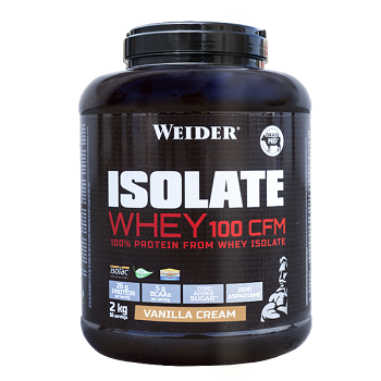 WEIDER Isolate whey 100 CFM syrovátkový isolát příchuť vanilla cream 2 kg