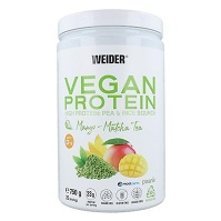 WEIDER Vegan protein příchuť mango a matcha tea 750 g