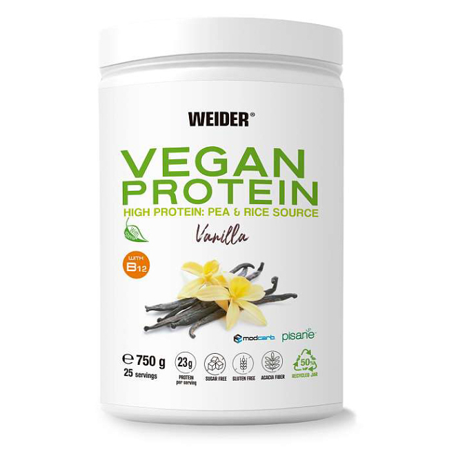 E-shop WEIDER Vegan protein příchuť vanilka 750 g