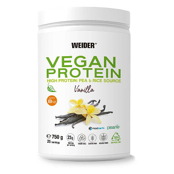 WEIDER Vegan protein příchuť vanilka 750 g