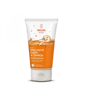 WELEDA 2v1 sprchový krém a šampon Šťastný pomeranč 150 ml WELEDA 2v1 sprchový krém a šampon Šťastný pomeranč 150 ml