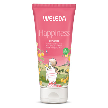 WELEDA Happiness Grepový sprchový gel 200 ml (Přírodní přípravky na sprchování a mytí) - Přírodní