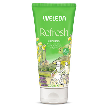 WELEDA Refresh Citrusový sprchový krém  200 ml (Přírodní přípravky na sprchování a mytí) - Přírodní