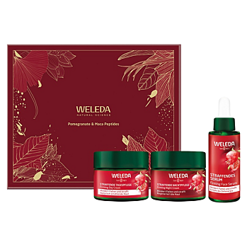 WELEDA Dárkové balení firming face care pomegranate & maca peptides (Kosmetické balíčky) - Dermokosmetika, Zpevňující, Vyhlazující, Vyživující, Rozjasňující, Regenerační, Hydratační, Omlazující, Přírodní