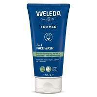 WELEDA For Men 2v1 Čistící gel na obličej a vousy 100 ml