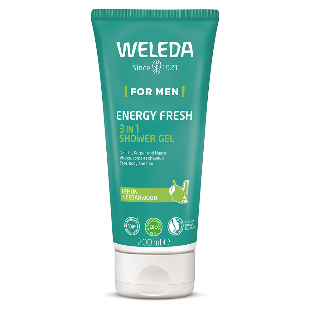 Levně WELEDA ﻿For Men Energy Fresh 3 v 1 200 ml