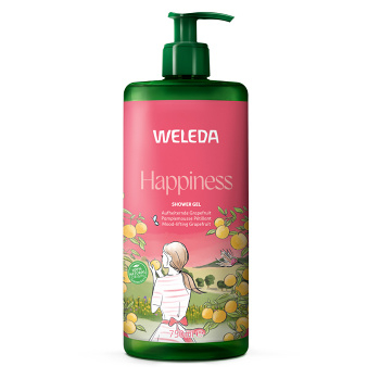 WELEDA Happiness Grepový sprchový gel 750 ml (Přírodní přípravky na sprchování a mytí) - Přírodní