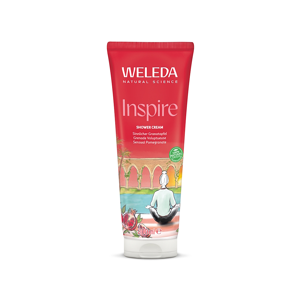 WELEDA Inspire Granátový sprchový krém 200 ml
