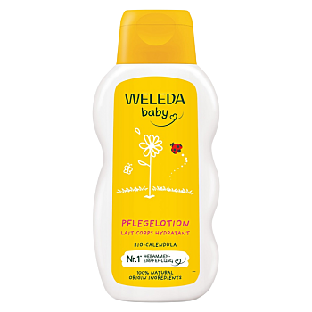 WELEDA Měsíčkové pěstící mléko 200 ml (Pleťová mléka pro děti) - Hydratační, Pleťové