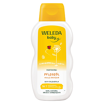 WELEDA Měsíčkový kojenecký olej bez parfemace 200 ml (Dětské oleje) - Vyživující