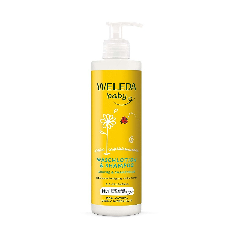 WELEDA Měsíčkový mycí krém a šampon 400 ml