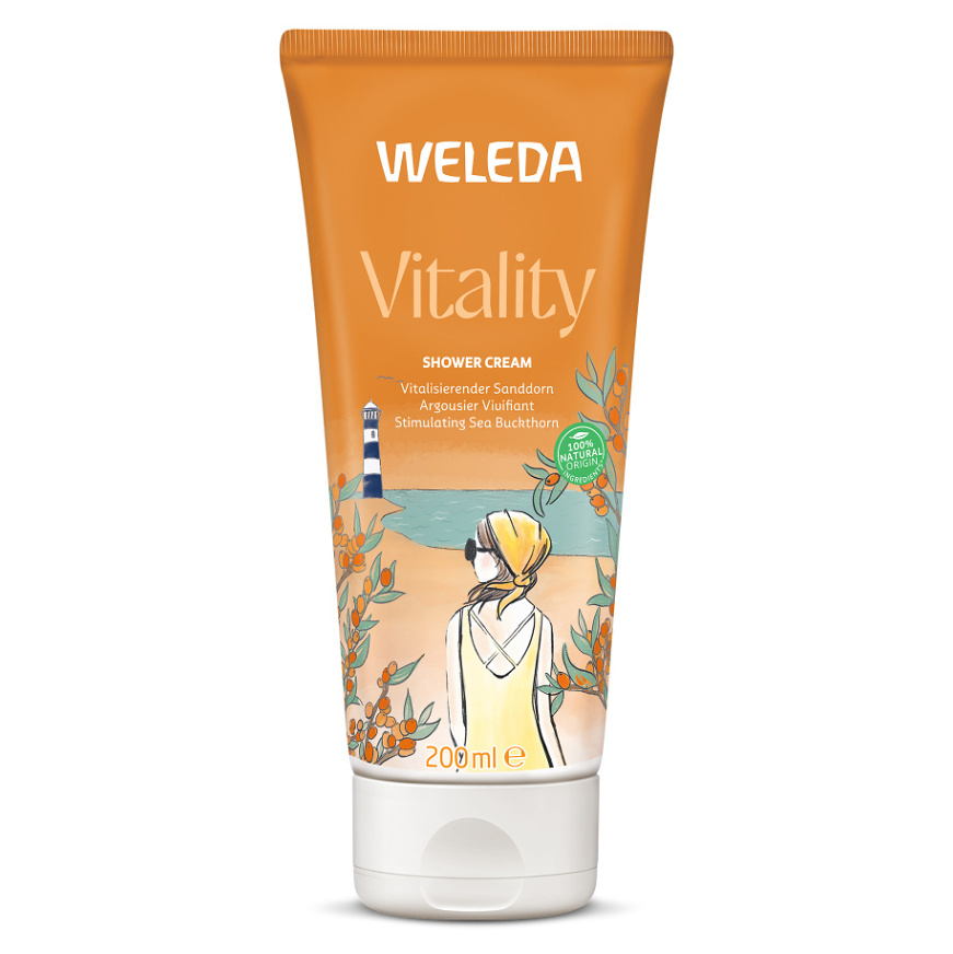 WELEDA Vitality Rakytníkový sprchový krém 200 ml