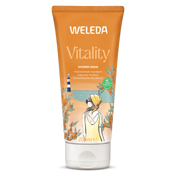 WELEDA Vitality Rakytníkový sprchový krém 200 ml (Přírodní přípravky na sprchování a mytí) - Přírodní