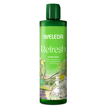 WELEDA Refresh Citrusový sprchový krém 400 ml (Sprchování a mytí) - Přírodní