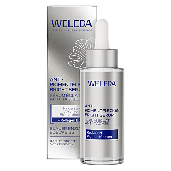 WELEDA Sérum na pigmentové skvrny Modrý hořec a Protěž alpská (Přírodní pleťová séra a fluidy) - Přírodní