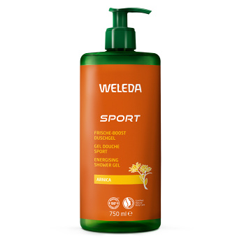 WELEDA Sport Arnikový sprchový gel 750 ml (Přírodní přípravky na sprchování a mytí) - Přírodní