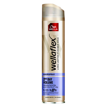 WELLAFLEX  2nd Day Volume Lak na vlasy Extra silné zpevnění 250 ml (Laky na vlasy)