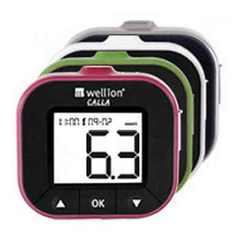 WELLION CALLA light glukometr set červený (Glukometry a cholesterolmetry) - Na cukr