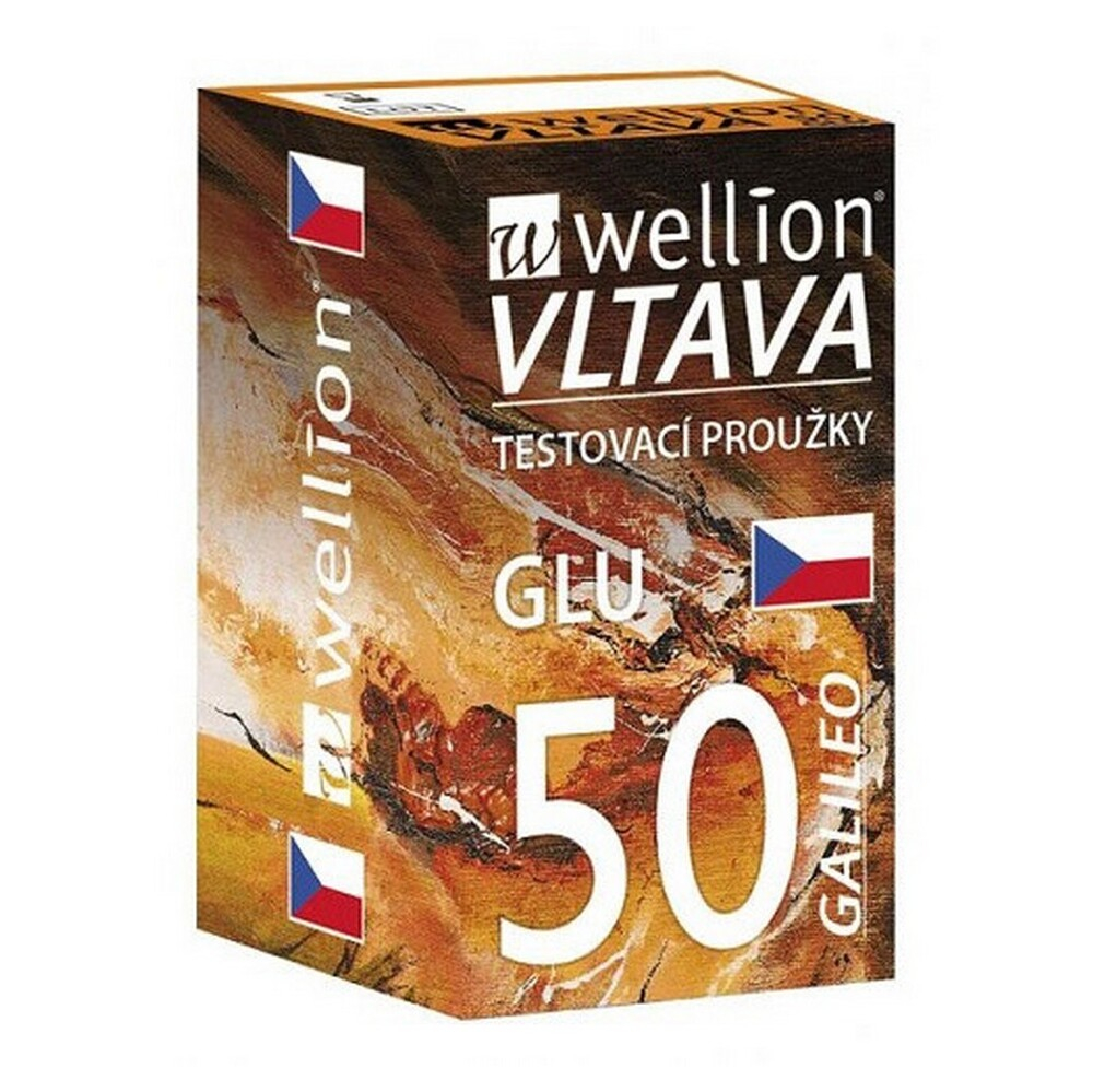 Levně WELLION Vltava Galileo testovací proužky glukóza 50 kusů
